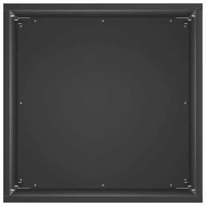 Macetero De Jardín Negro 30 X 30 X 50 Cm Acero Laminado En Frío_3
