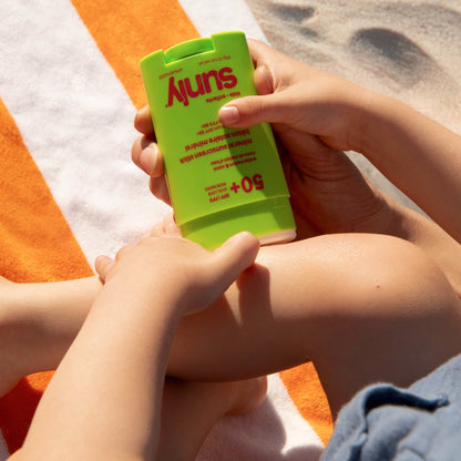 Mineral sunscreen Stick Face &amp; Body Kids SPF 50 watermelon coco Attitude Sunly 60 g