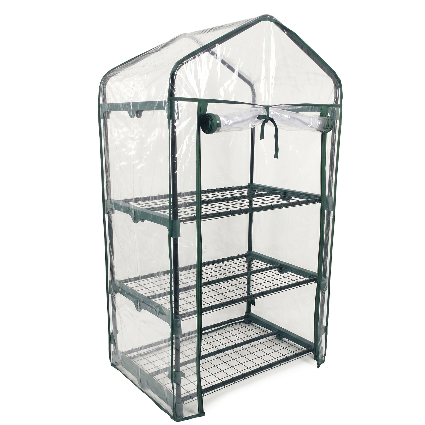 Invernadero Jardín 3 Alturas Pvc Impermeable Nyana Garden Acero Resistente Ideal Invierno_2