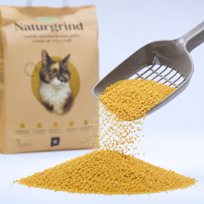 Sustrato Absorbente Wuapu Naturgrind Biodegradable Y Compostable Para Gato 1 U 6l_2
