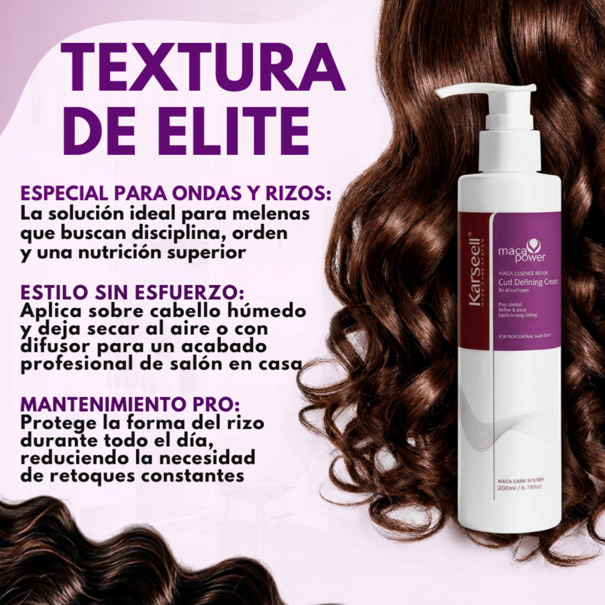 Crema Definidora de Rizos Karseell 200 ml