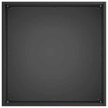 Macetero De Jardín 2 Uds. Negro 35 X 35 X 35 Cm_4
