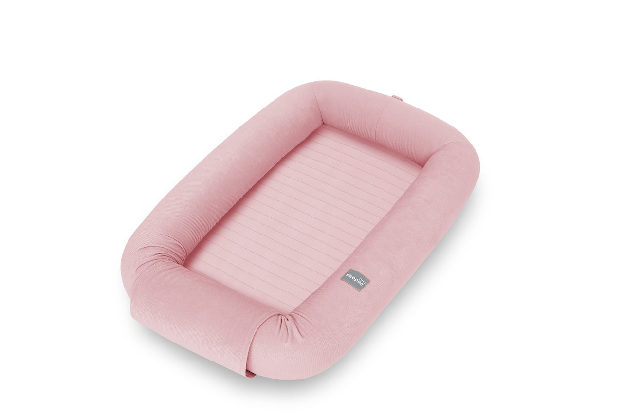Cuna Nido 2 En 1 Con Laterales Extraíbles - Pink_0