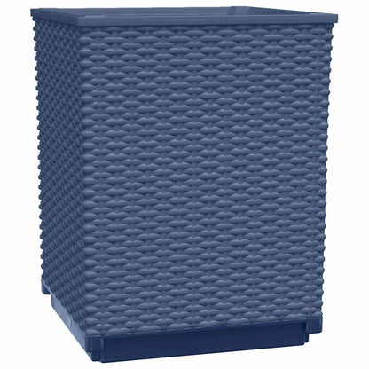 Jardineras 2 Uds Polipropileno Azul Gris 30x30x37 Cm_3