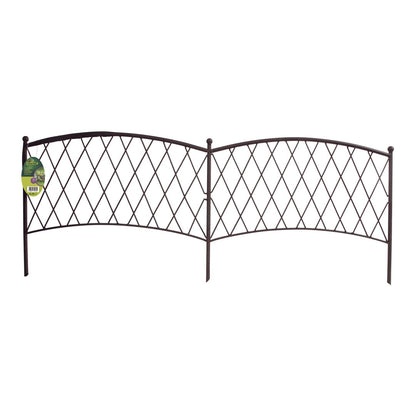 Bordura De Jardin Metal Border 0,4x1 M Marron Nortene_0