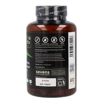 Cardo Mariano Detox Sevens Nutrition 120 cápsulas