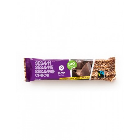 Barrita Sésamo BIO con Chocolate Negro Gepa 20 g