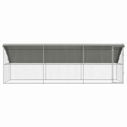 Refugio Para Perros 3 Pcs Plateado 6 X 2 X 2 M_3