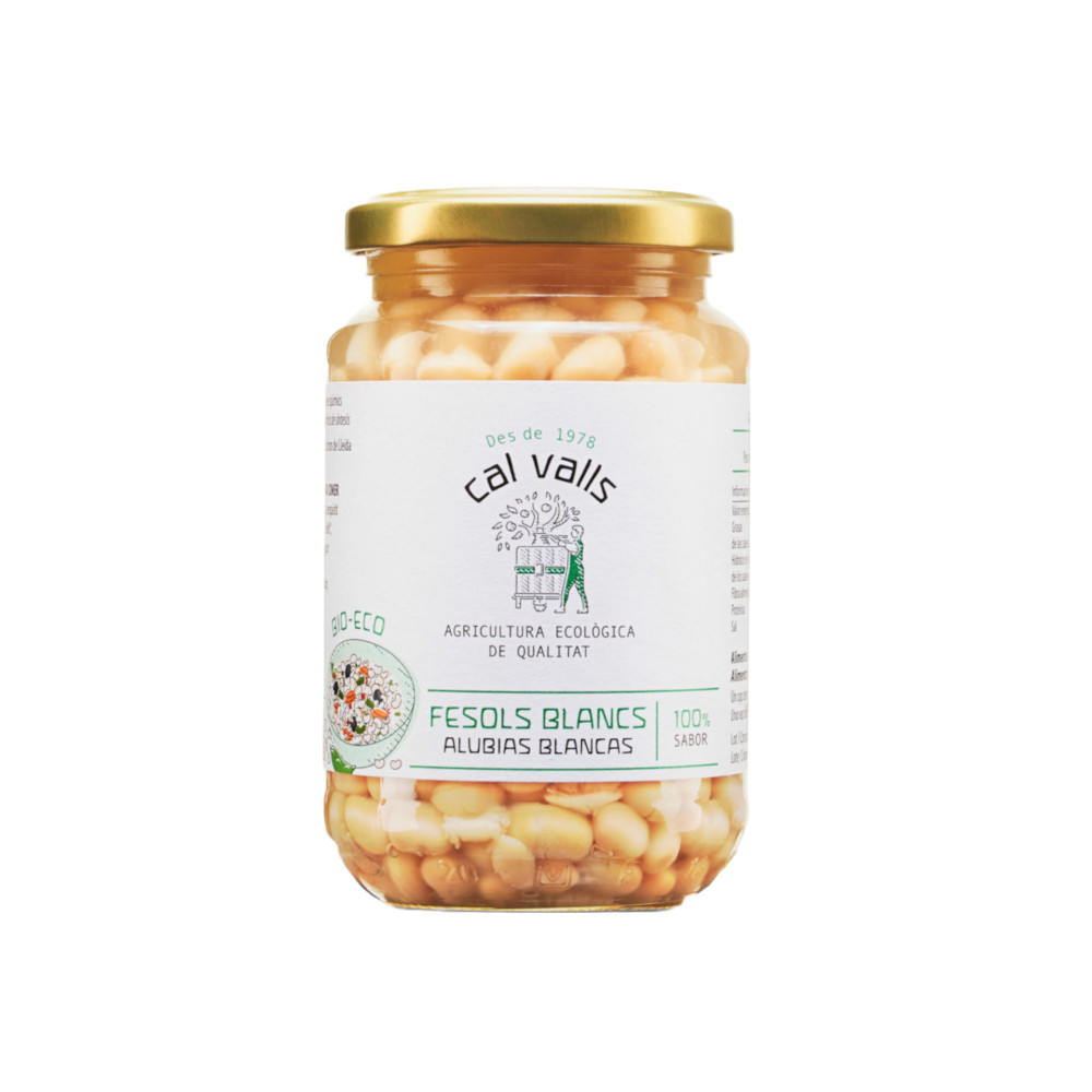 Alubias Blancas Cocidas Eco Cal Valls 350g