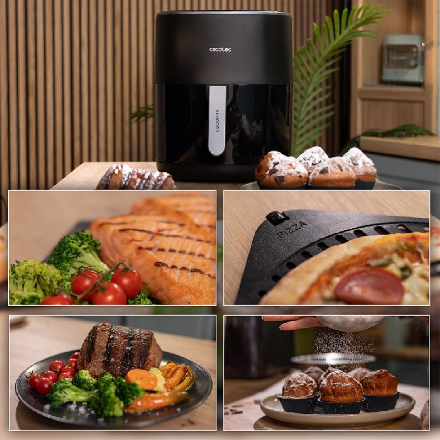 Cecotec Freidora Sin Aceite Cecofry&grill Duoheat 6500_2