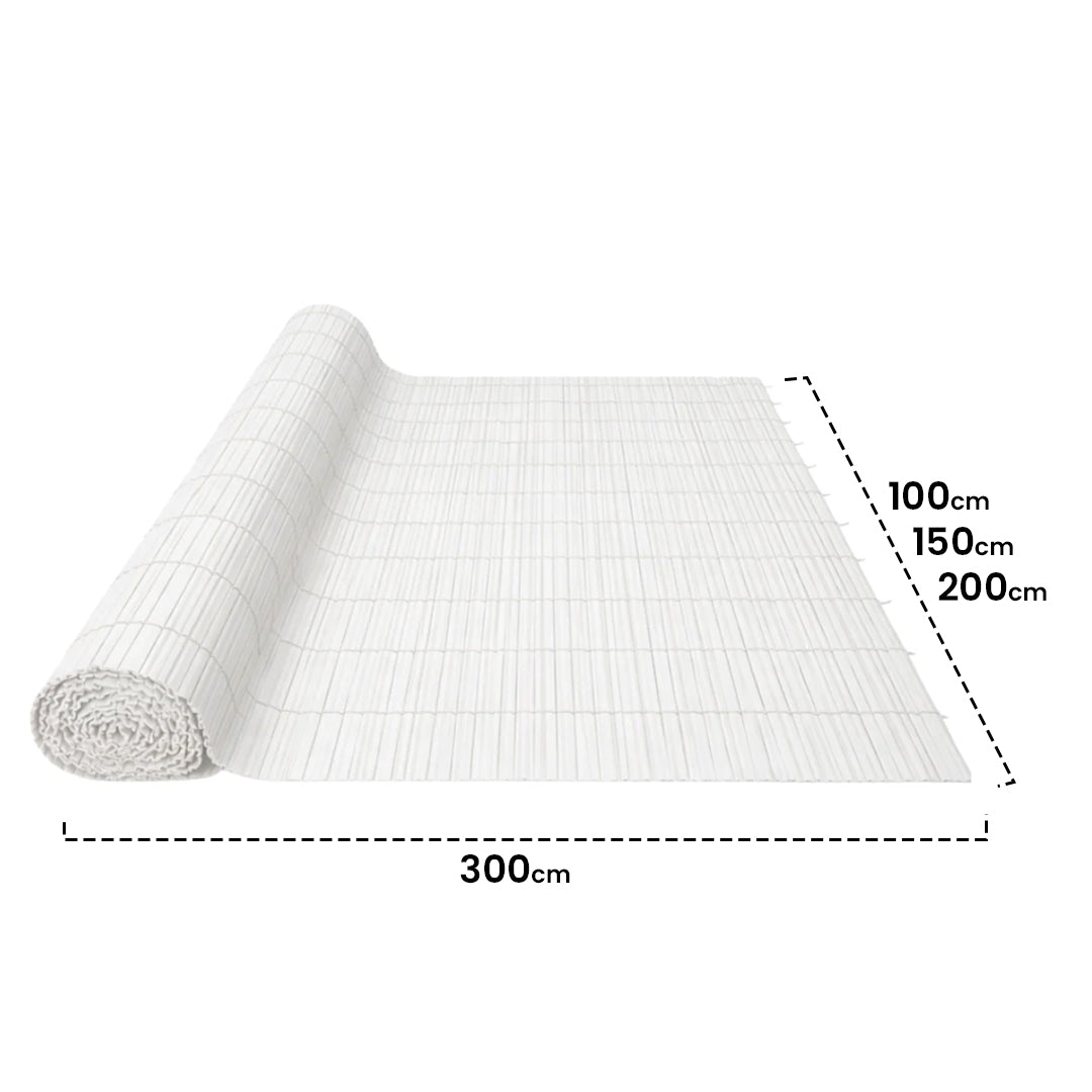 Cañizo Pvc Doble Cara 20 Mm Surfcane 20 Mm 2x3 M Blanco Nortene_1