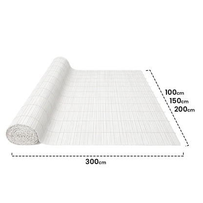 Cañizo Pvc Doble Cara 20 Mm Surfcane 20 Mm 2x3 M Blanco Nortene_1