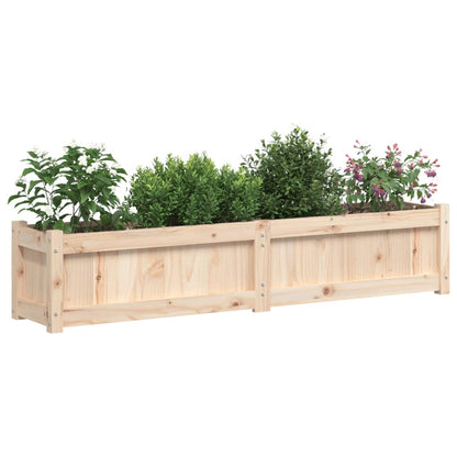 Jardinera De Madera Maciza De Pino 150x31x31 Cm_3