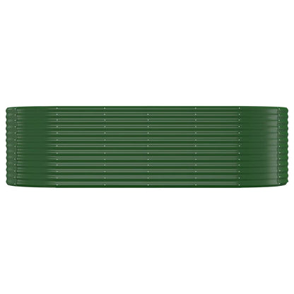 Jardinera Arriate Acero Galvanizado Verde 249x100x68 Cm_2