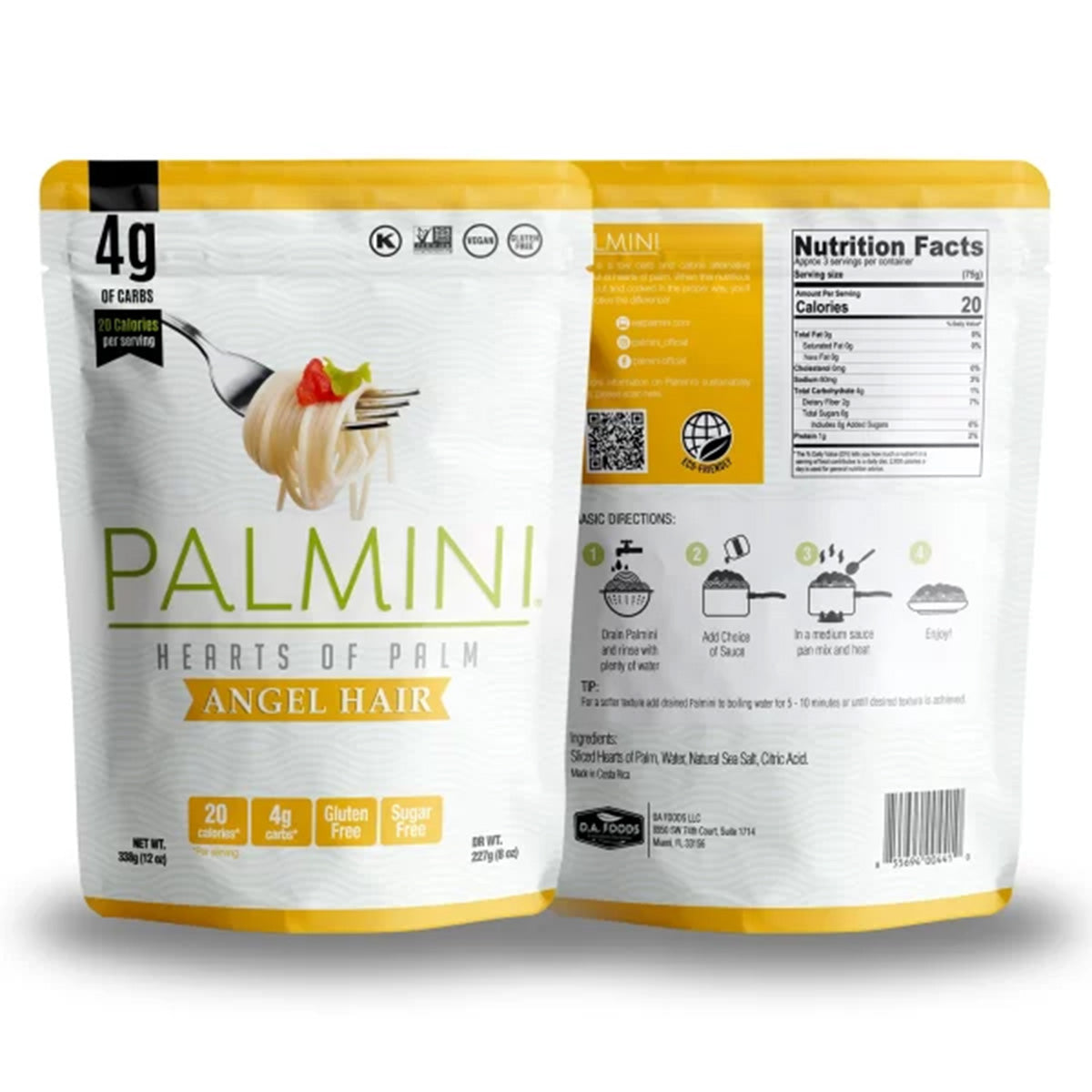 Pasta Cabello de Angel de palmito Palmini 338 g