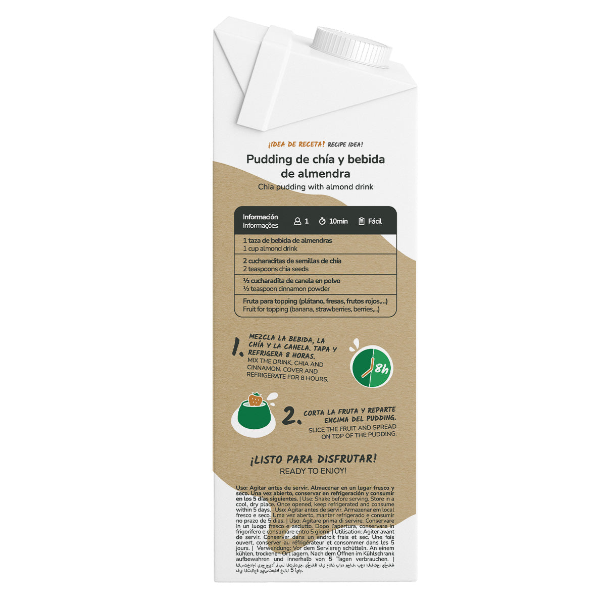 Bebida de Almendra Eco Planeta Huerto 1L