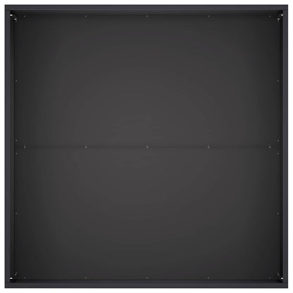 Macetero De Jardín 2 Uds. Negro 100 X 100 X 40 Cm_4