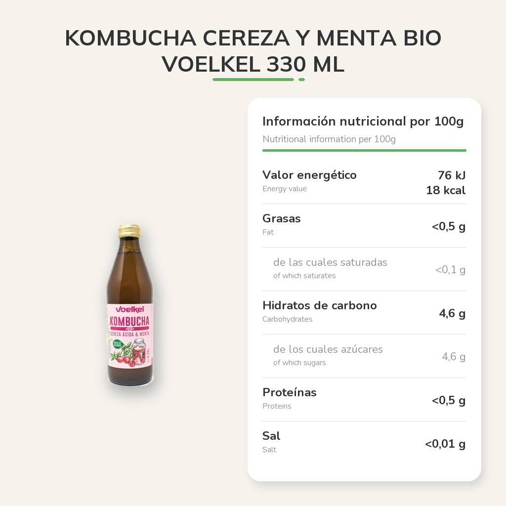 Información nutricional