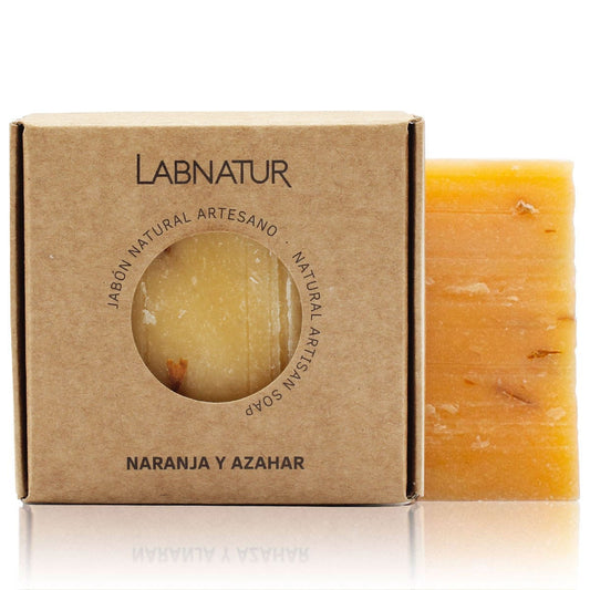 Jabón Natural Artesano de Naranja y Azahar Labnatur 100 g | Ilumina y Revitaliza | Piel Apagada | Vegano_0
