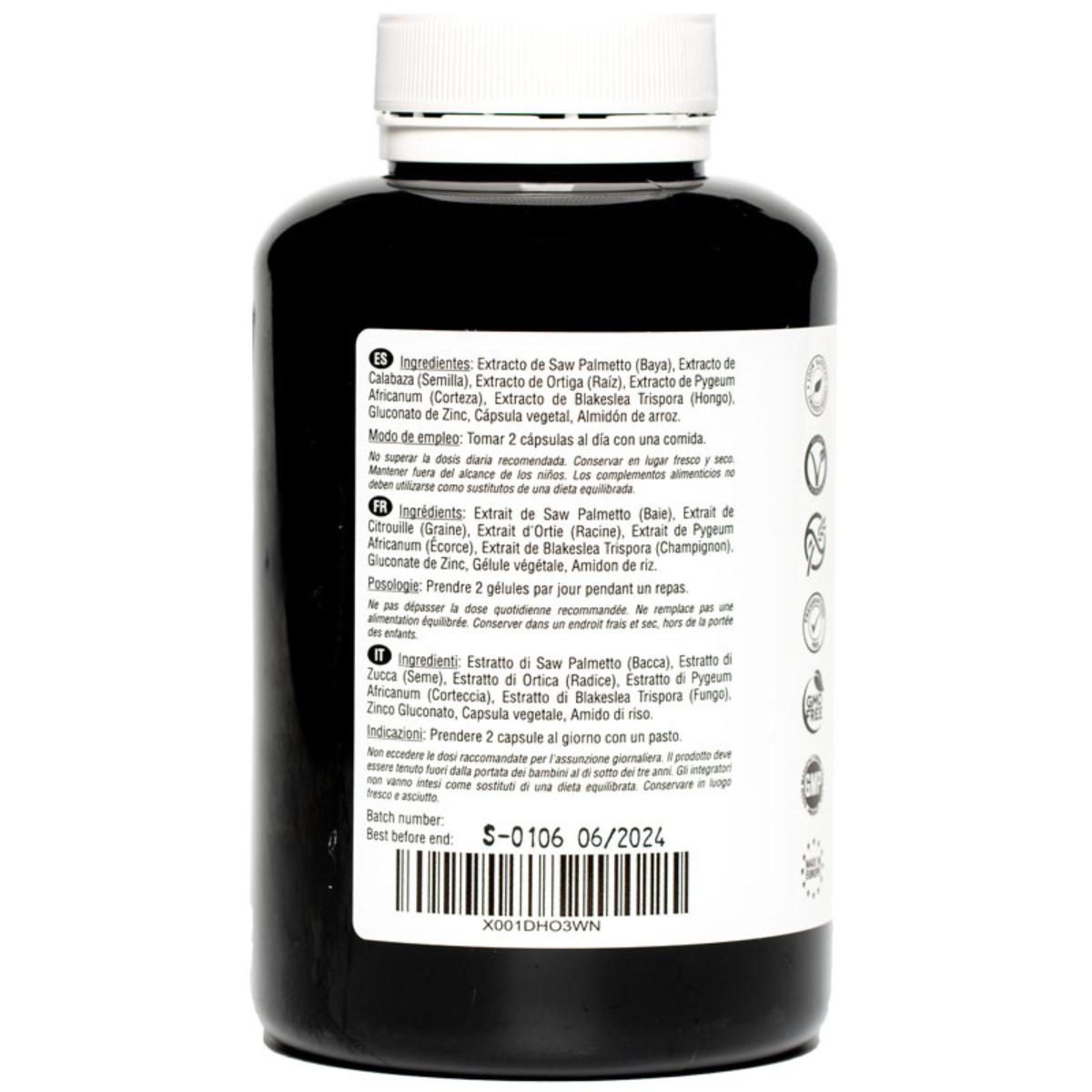 Saw palmetto 3000 mg 180 cápsulas veganas Hivital