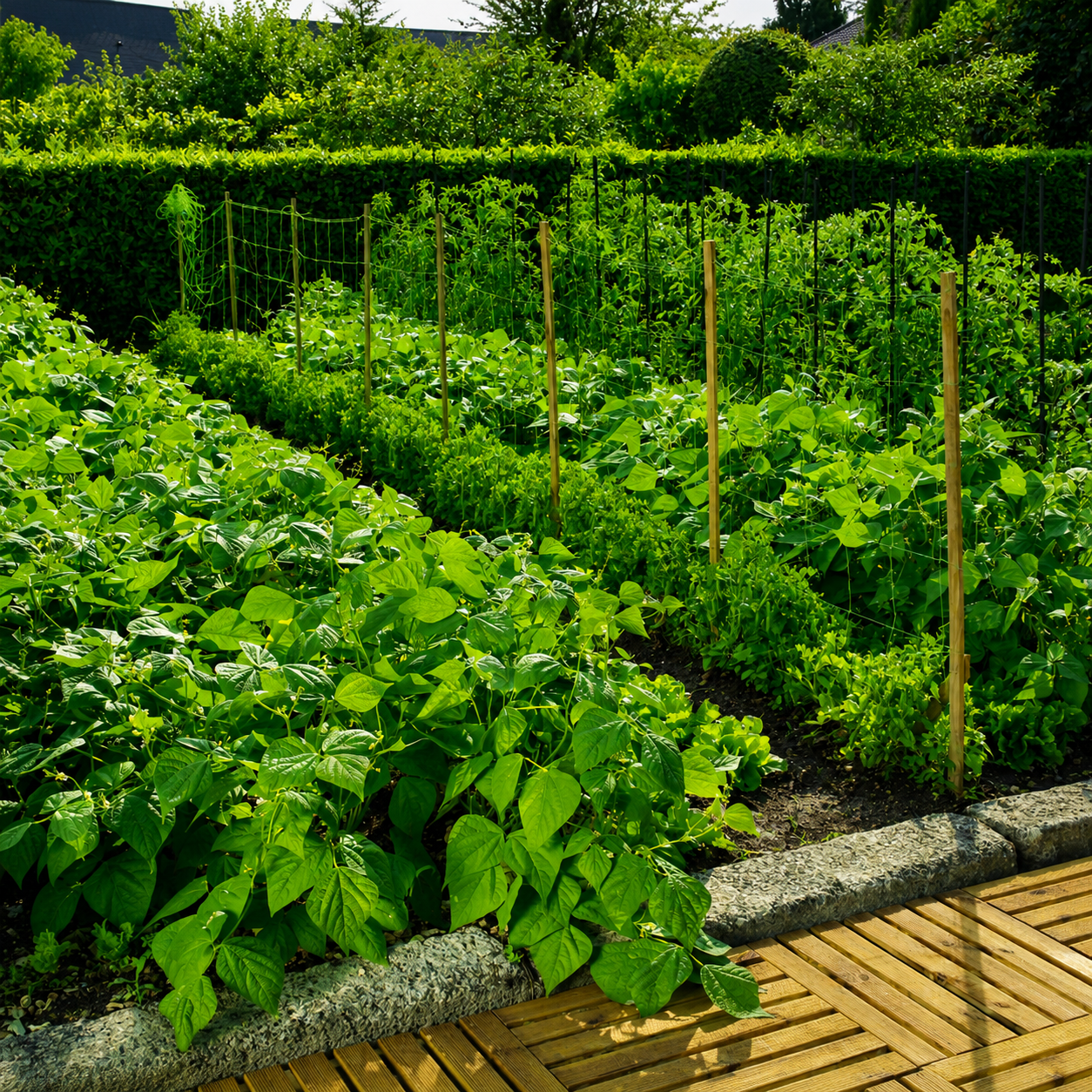 Malla Para Entutorar Trellinet 1x5 M Verde Nortene_1