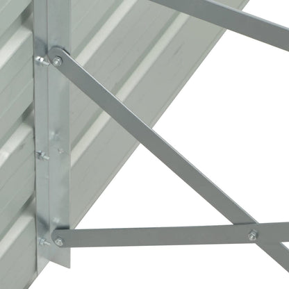Arriate De Jardín De Acero Galvanizado Gris 480x80x77 Cm_4