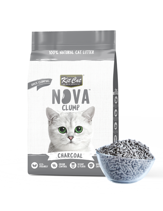 Kit Cat Arena Eco Nova - Charcoal 7 L Arena para gatos