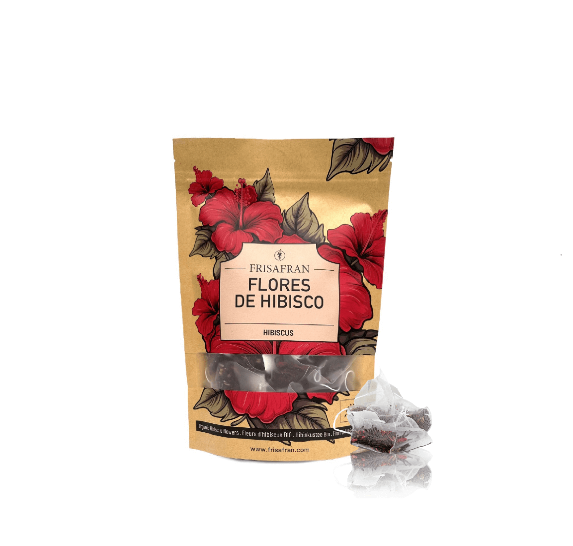 Infusión De Hibisco En Pirámides Ecológica | Frisafran 30 Uds_1