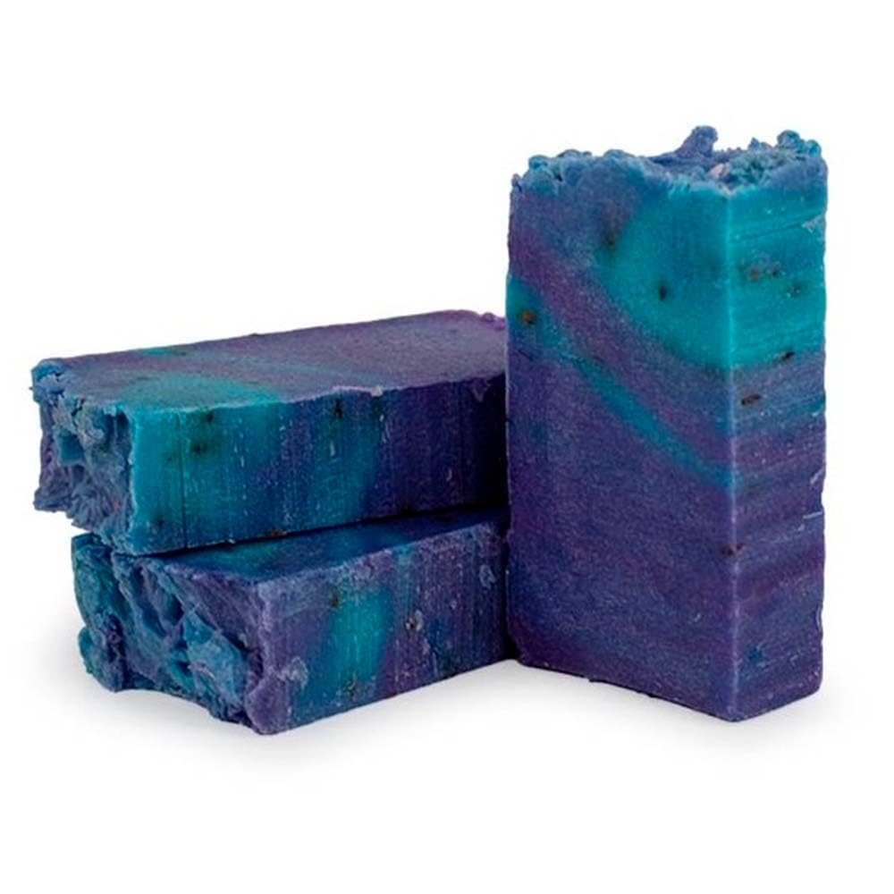 Pack 5 Jabón Natural De Lavanda - Indicado Para Después Del Afeitado - Piel Sensible, Seca Y Dañada - Reduce El Acné_0