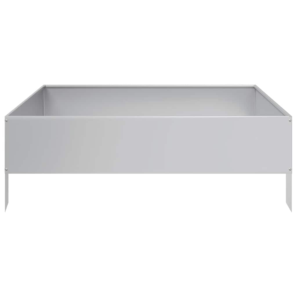 Jardinera De Acero Galvanizado 100x100x33,5 Cm_4