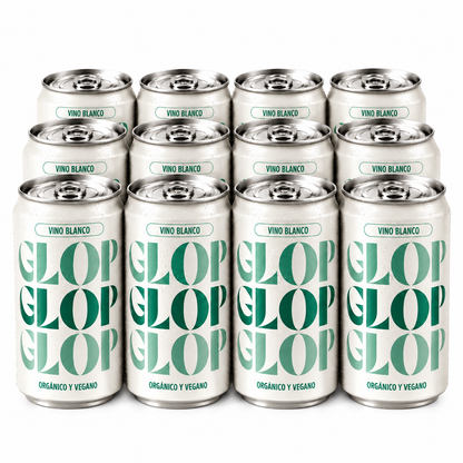 Pack 12 Latas Vino Blanco Eco Vegano Lata 250 Ml_0