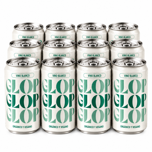 Pack 12 Latas Vino Blanco Eco Vegano Lata 250 Ml_0