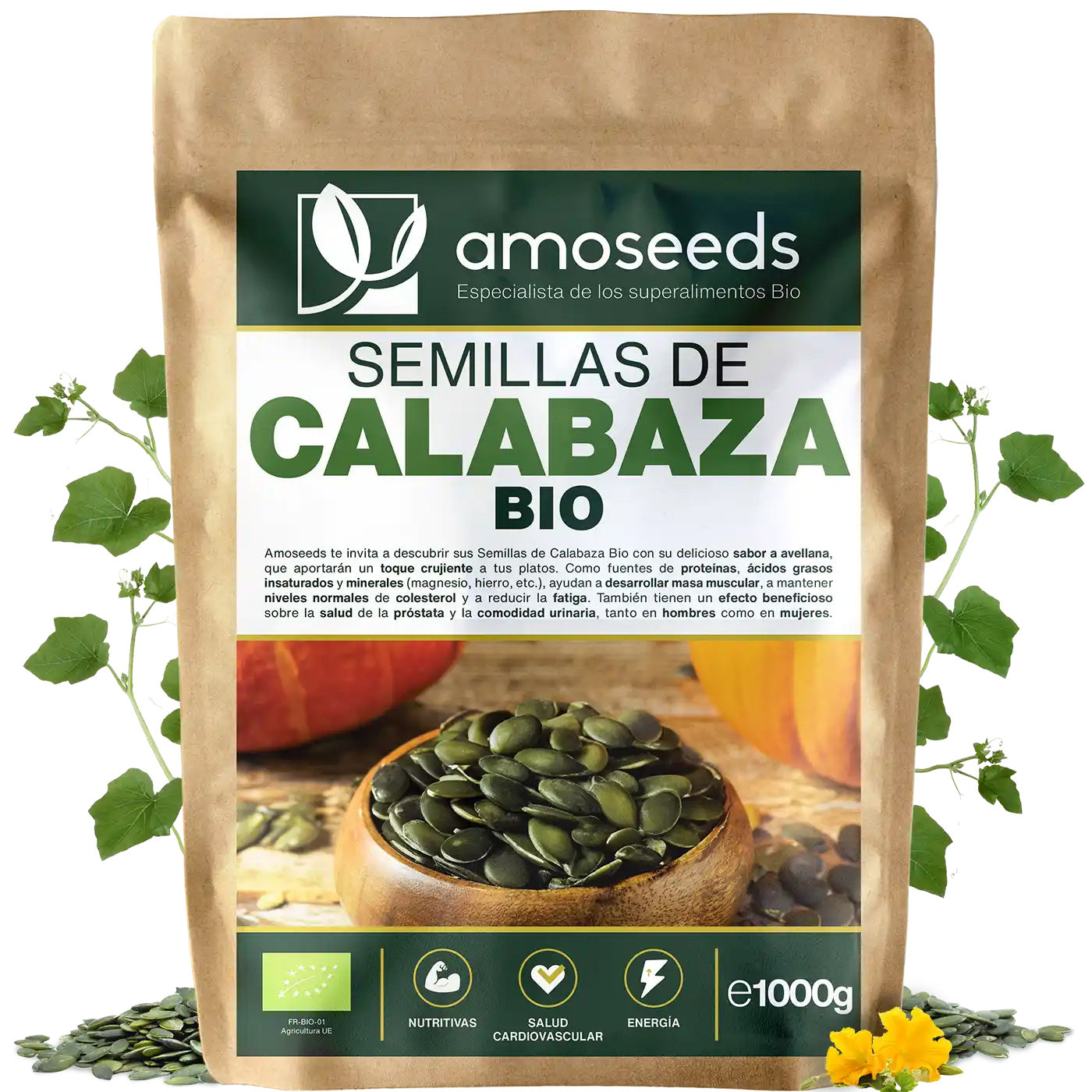 Semillas De Calabaza Bio 1kg_0