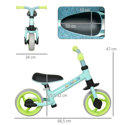 Aiyaplay Bicicleta Sin Pedales Para Niños De 18-48 Meses 66,5x34x47 Cm Verde_2