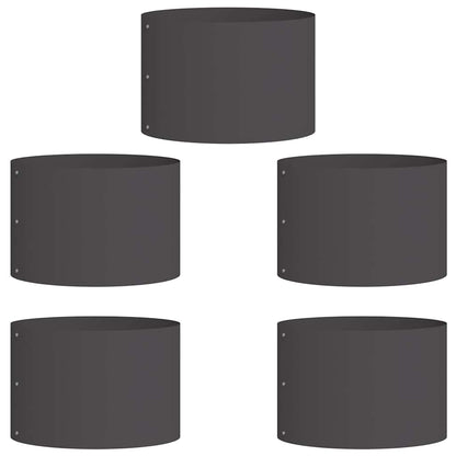Anillo Para Maceta 5 Pcs Negro 30 X 30 X 20 Cm_0