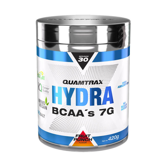 Hydra Bcaa - 420g - Ponche De Frutas - Bcaa Ramificados - Quamtrax_0