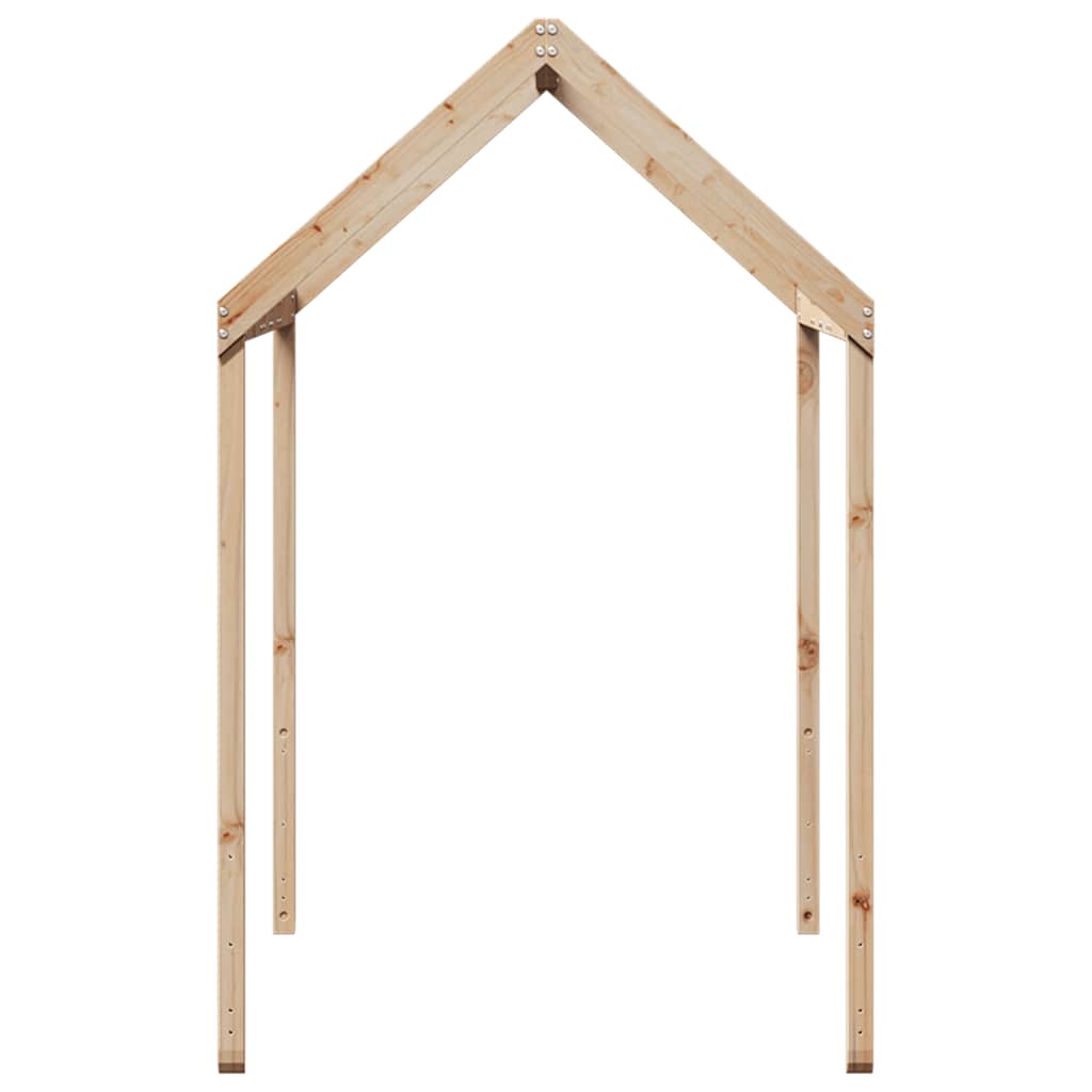 Techo De Cama Infantil Madera Maciza Pino 217x95,5x159 Cm_4