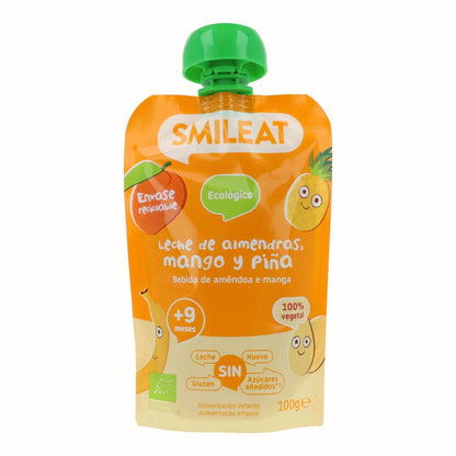 Pouch Almendra, Mango y Piña ECO Smileat, 100gr