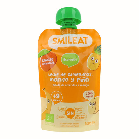 Pouch Almendra, Mango y Piña ECO Smileat, 100gr