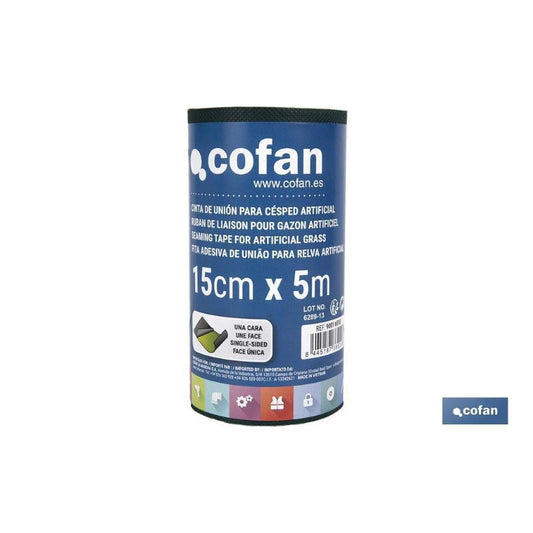 Cinta De Unión Para Césped Artificial Una Cara 15 Cm X 5 M Verde_0