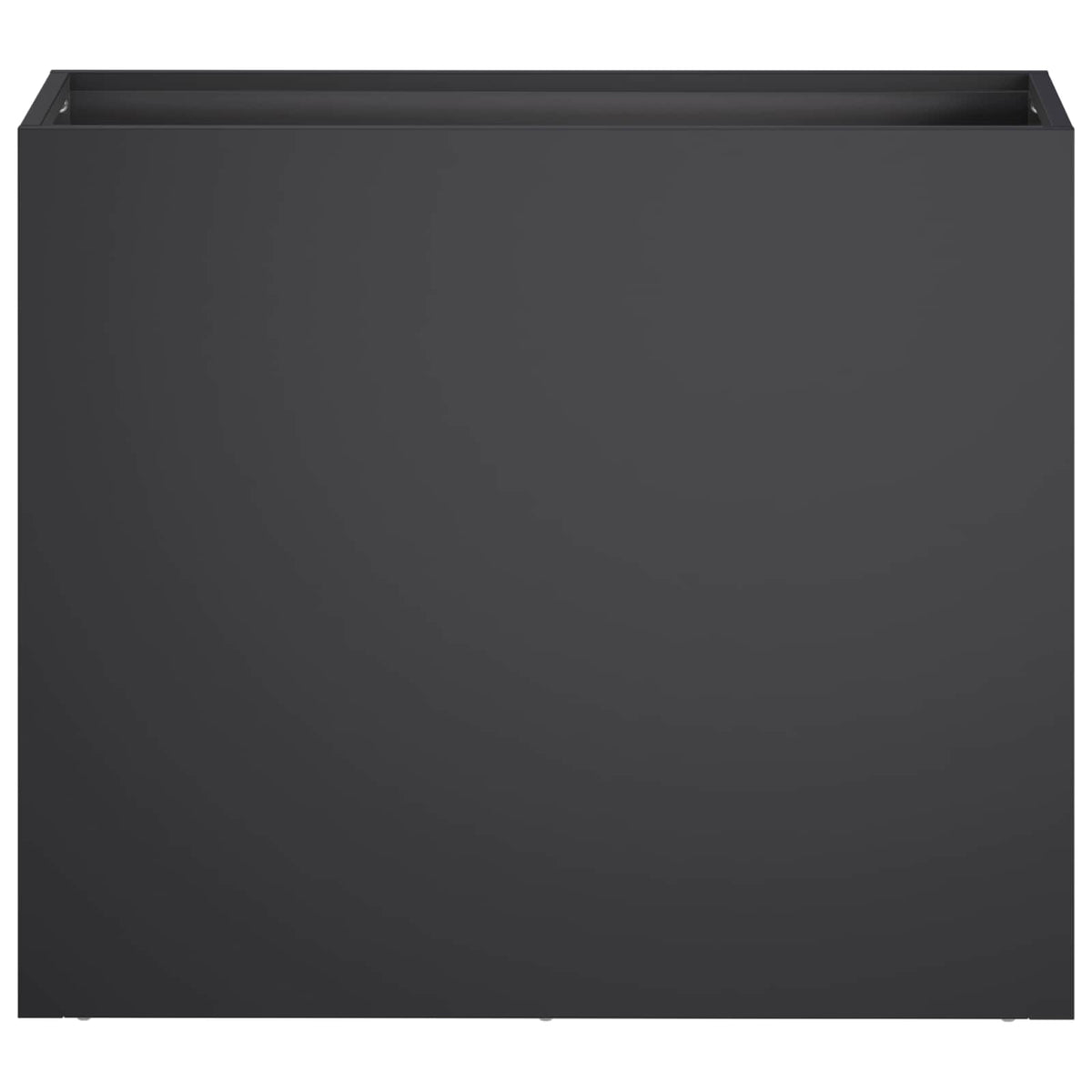 Macetero De Jardín 2 Uds. Negro 50 X 20 X 40 Cm_3