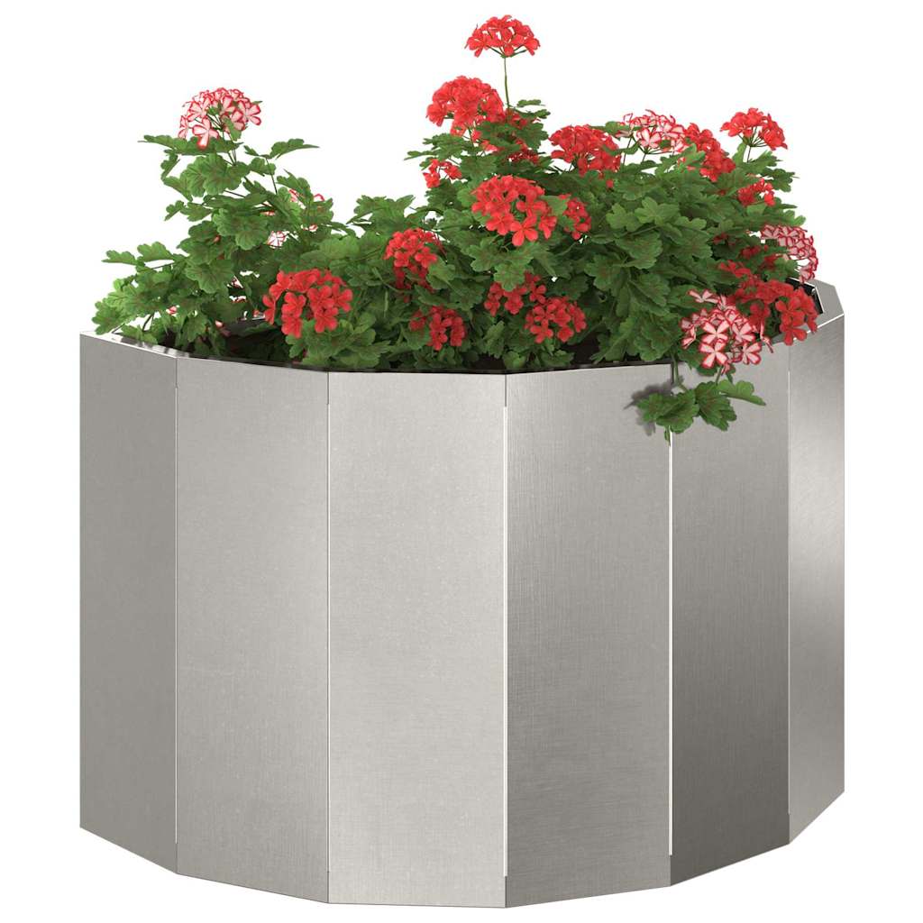 Jardinera Plateado 60 X 30 X 35 Cm Acero Inoxidable_2