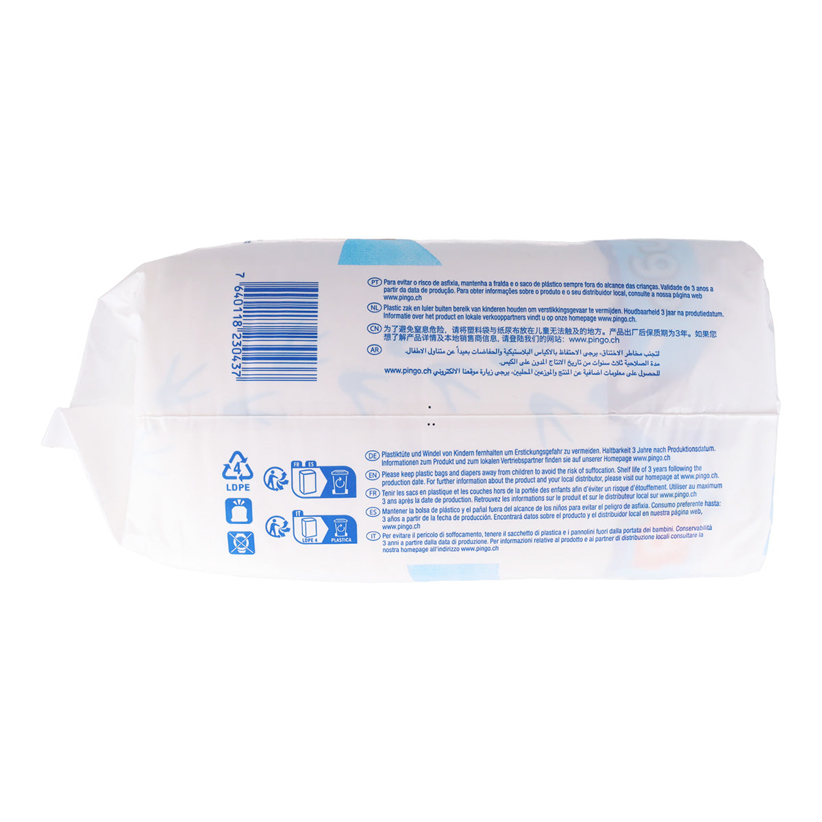 Pañales T3 (4-9kg) Pingo 44 Uds