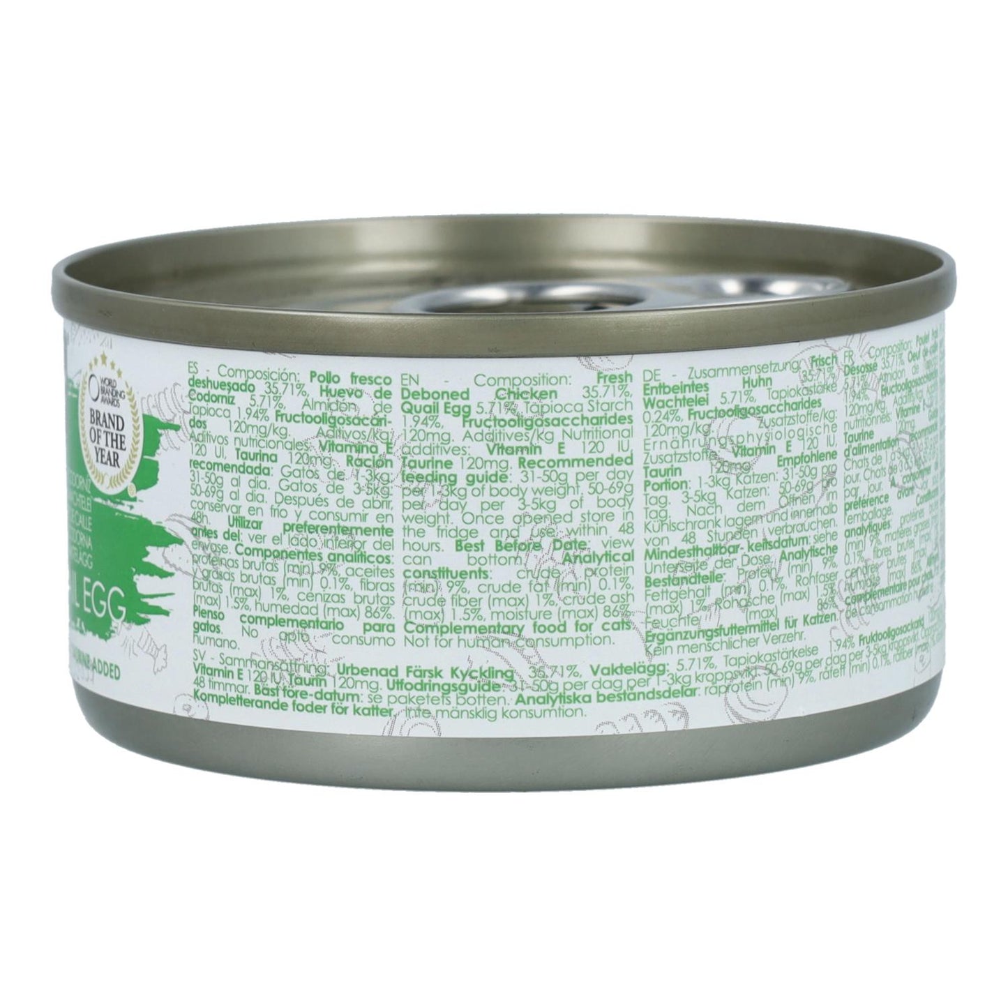 Kit Cat Lata Gravy - Pollo & Huevo Codorniz 70 g Comida húmeda para gatos en salsa