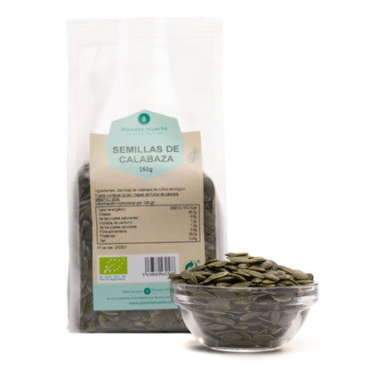 Pipas de calabaza ECO Planeta Huerto 250 g