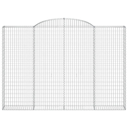 Cestas De Gaviones 4 Uds Forma De Arco Hierro 300x30x200/220 Cm_3