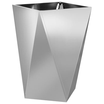 Jardinera Plateado 50 X 50 X 75 Cm Acero Galvanizado_0
