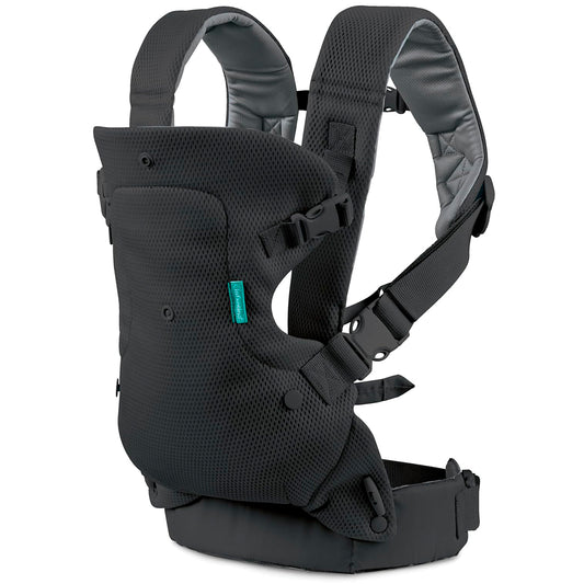Infantino Mochila Portabebé Flip Convertible 4-en-1, Ergonómica Y Cómoda, Para Bebés De 3,6 A 14,5 Kg, Gris_0