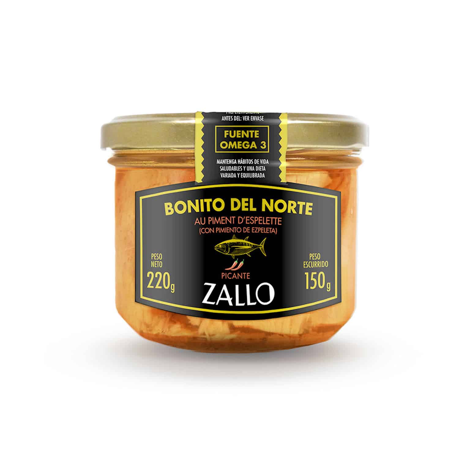 Bonito Costera Zallo Lomo Ezpeleta Tarro 220gr_0