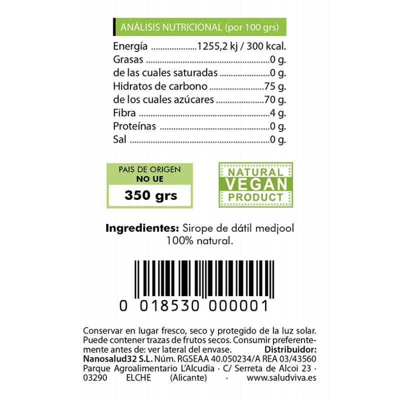 Sirope de Dátil Medjol Salud Viva 350 g